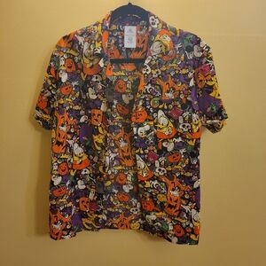 Disney Halloween Button Up